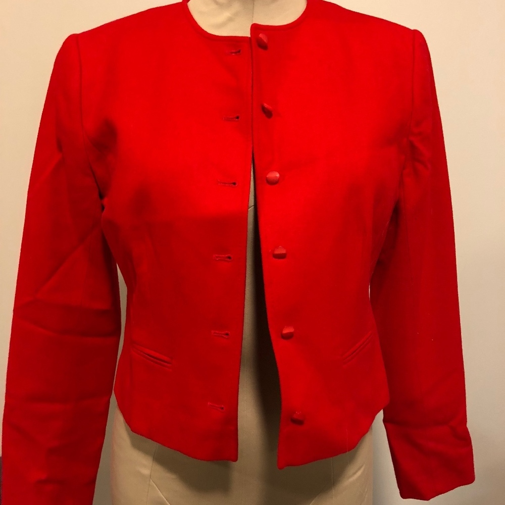 Pendleton Vintage Red Wool Coat
